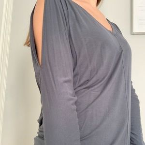 Long sleeve gray shirt